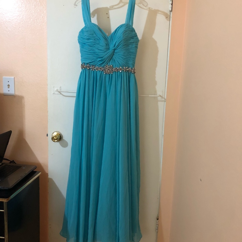 Blue Prom Dress - Picture 2 of 4